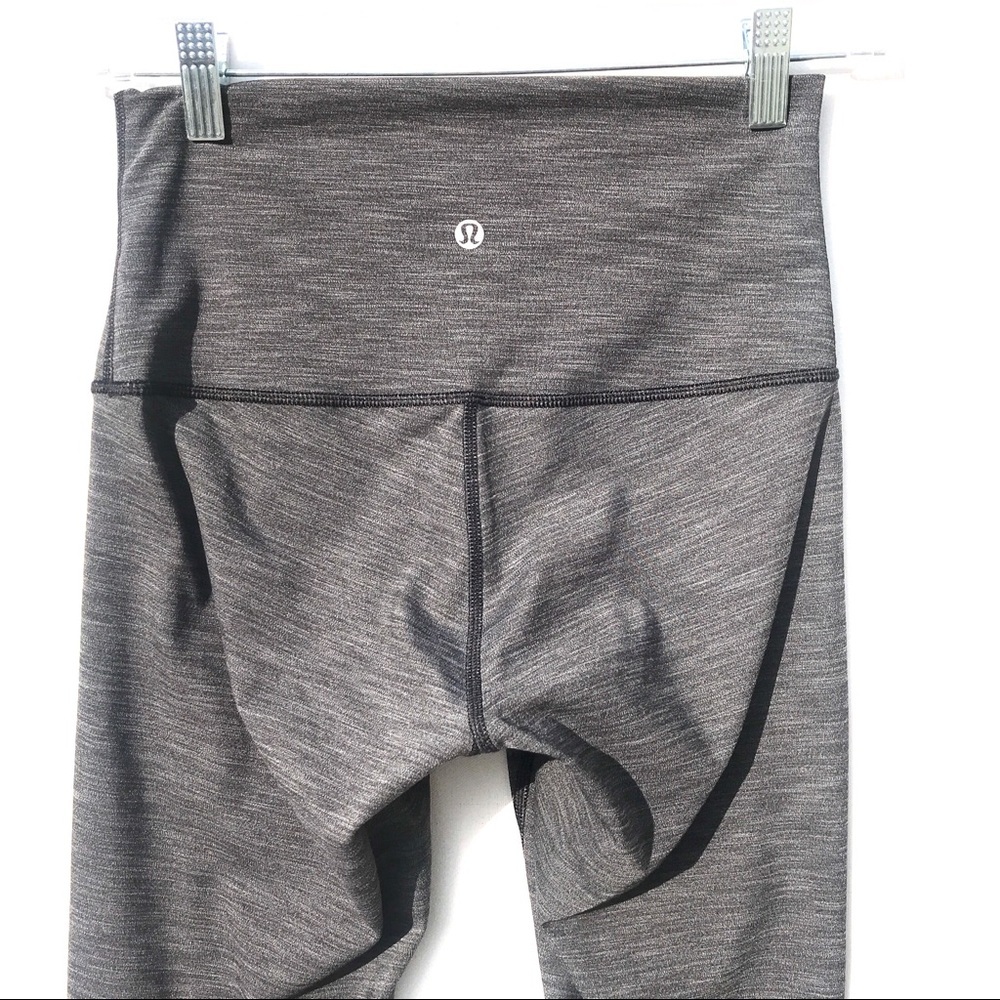 Lululemon High times Rise gray leggings 6 pants euc - Picture 7 of 7